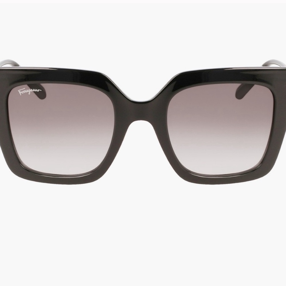 SALVATORE FERRAGAMO Gancini 51MM Rectangle Sunglasses - Picture 8 of 15